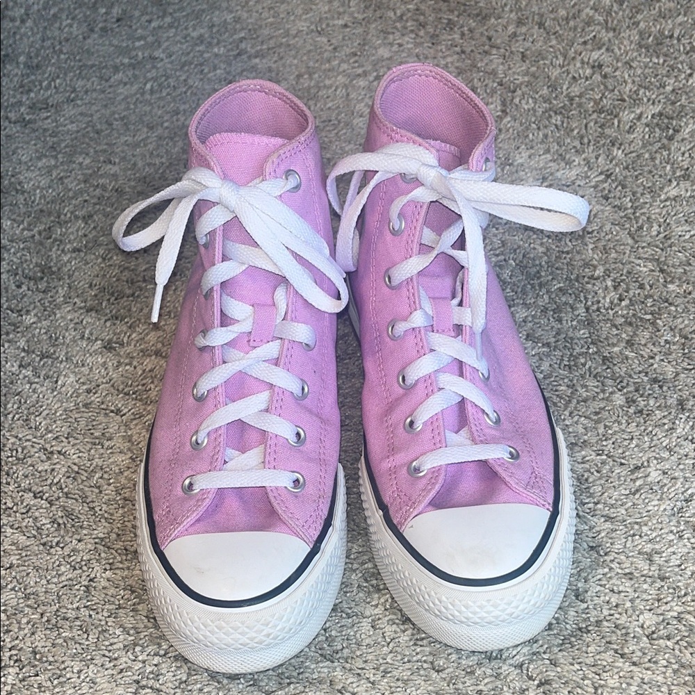 Converse Kids Sneakers in Pink and White